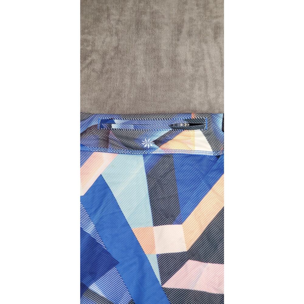 Athleta Electric Geo Sport Sz M Speed Skort Pleated Tennis Golf Skirt Womens - Picture 8 of 9